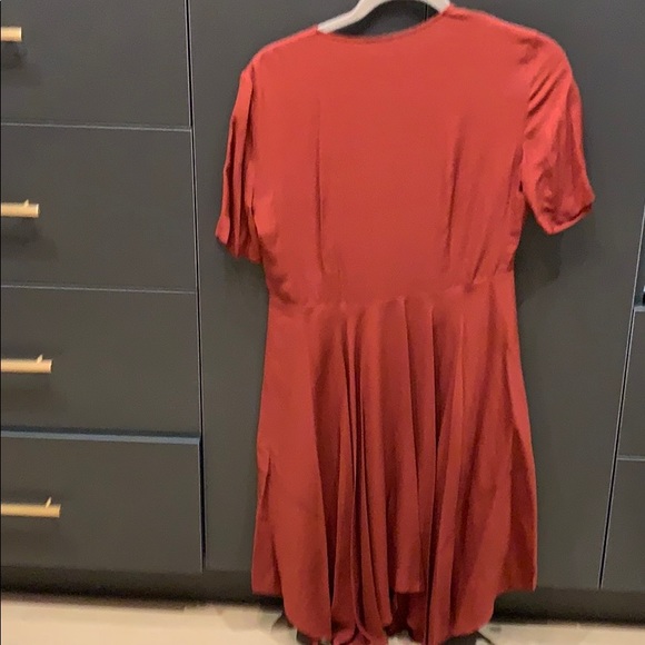 ALC Red Silk Dress - Picture 5 of 8